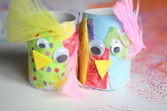 toilet roll easter craft for preschoolers