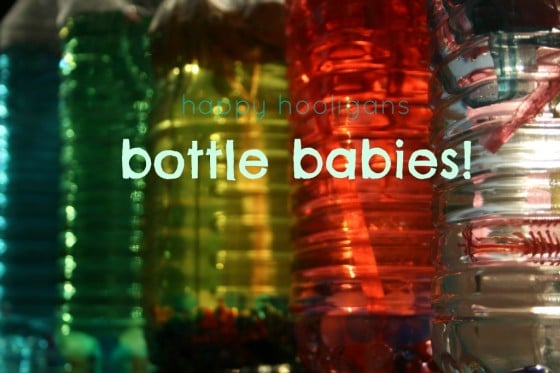 bottle babies - open-ended, loose parts for your indoor or outdoor play space