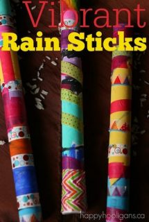 Vibrant Rain Sticks for Kids to Make - Happy Hooligans