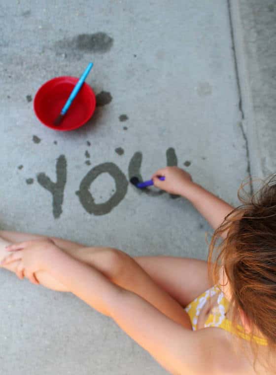 Water Painting- you sight word