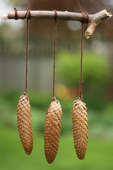 pine cone wind chime