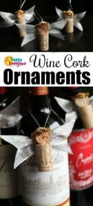 Wine Cork Bottle Topper Christmas Ornaments