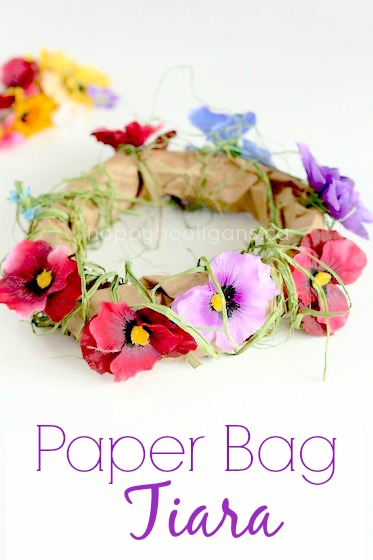 paper bag tiara for toddlers and preschoolers