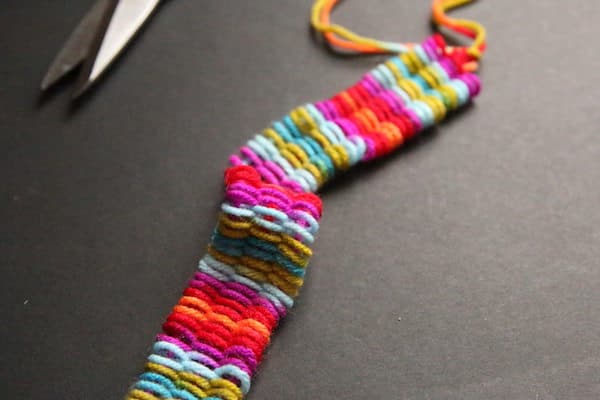 woven bookmark off straws