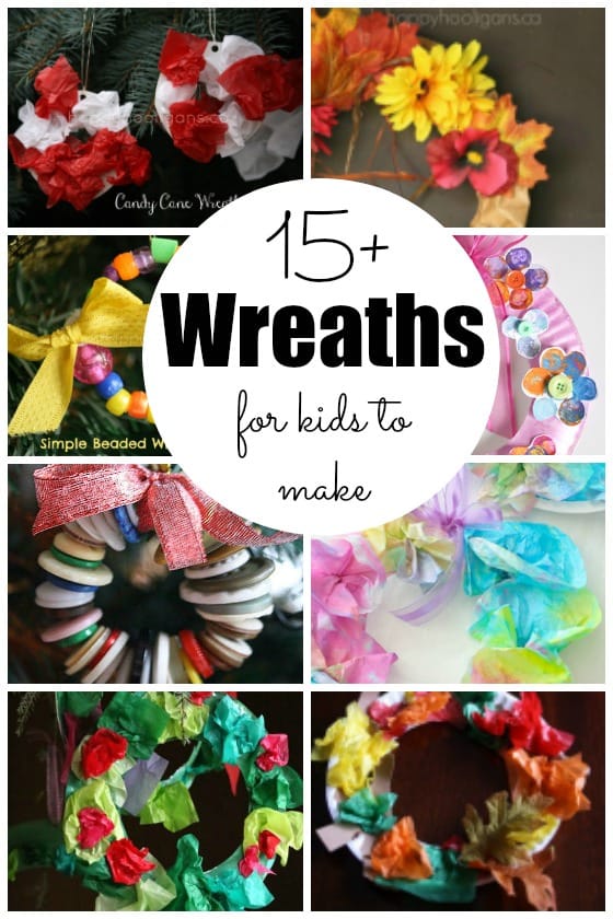 Wreaths for kids to make - Happy Hooligans